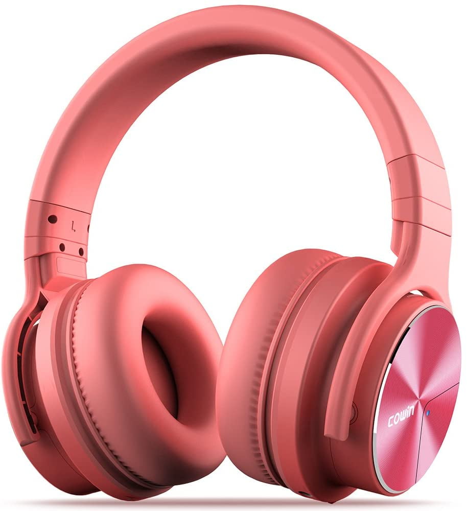 COWIN E7 PRO Upgraded Active Noise Cancelling Headphones Bluetooth Headphones with Microphone Deep Bass Wireless Headphones Over Ear 30 Hours