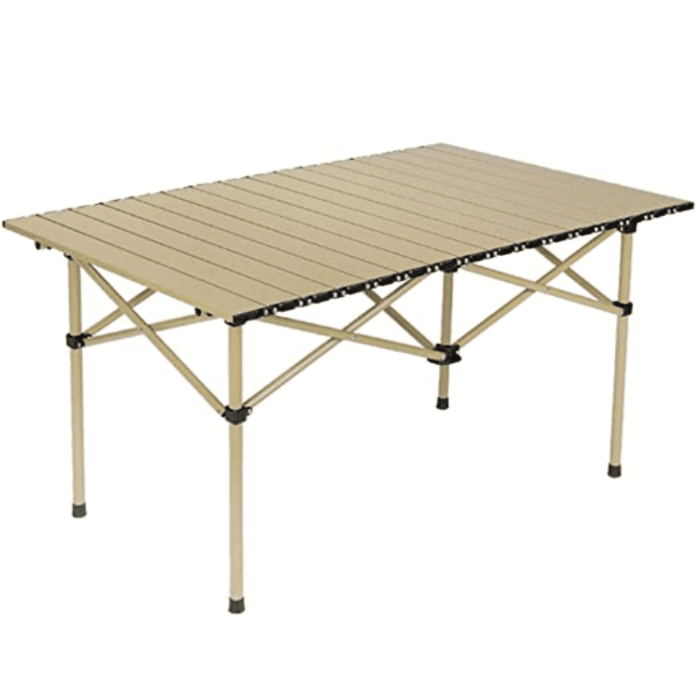 COWIN Collapsible Aluminum Camping Table Portable & Lightweight for