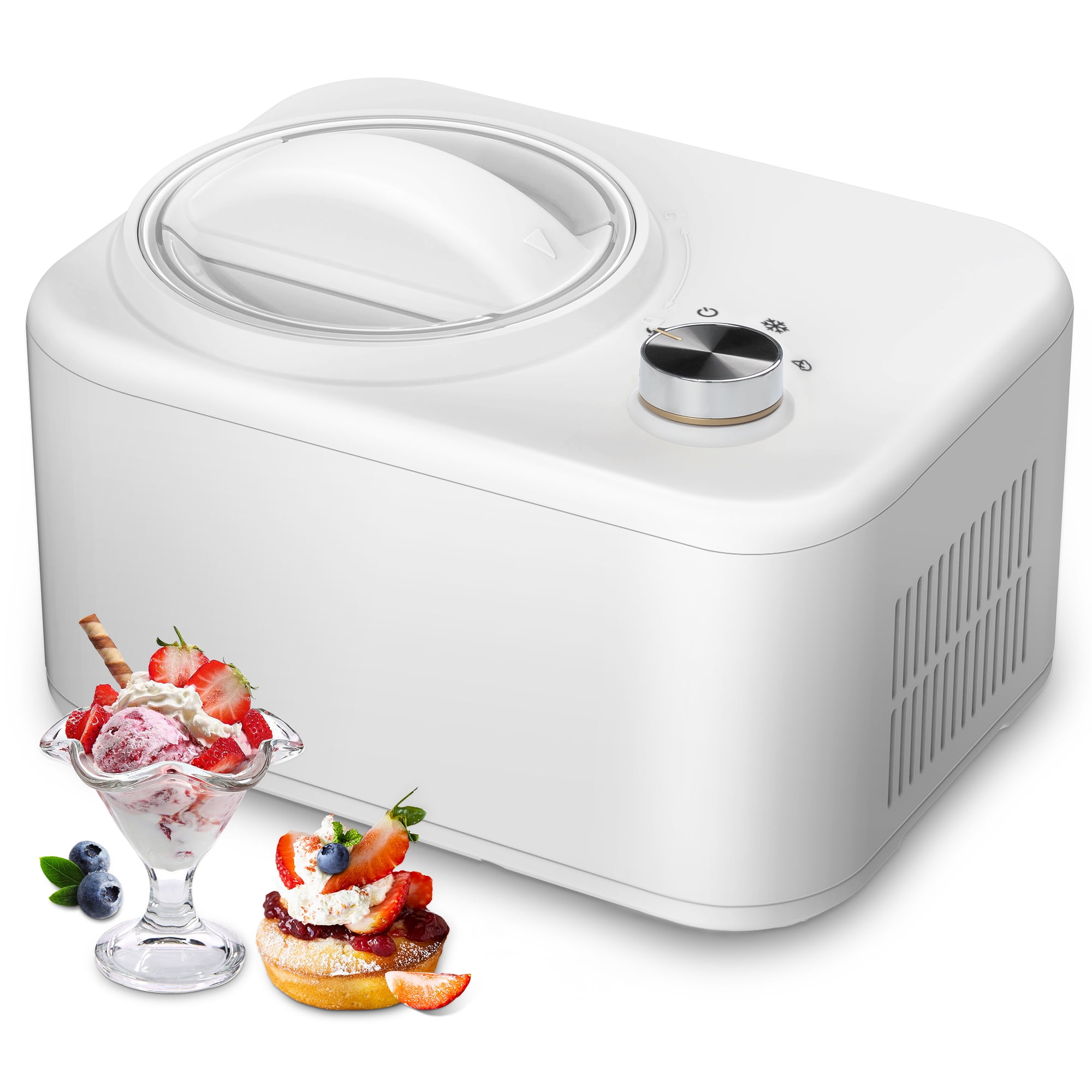 COWSAR No PreFreezing Ice Cream Maker, Automatic Electronic Gelato