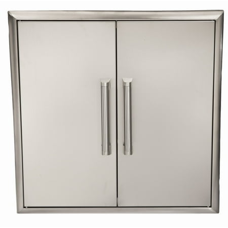 Coyote Outdoor Living - 26" Double Access Doors - Silver