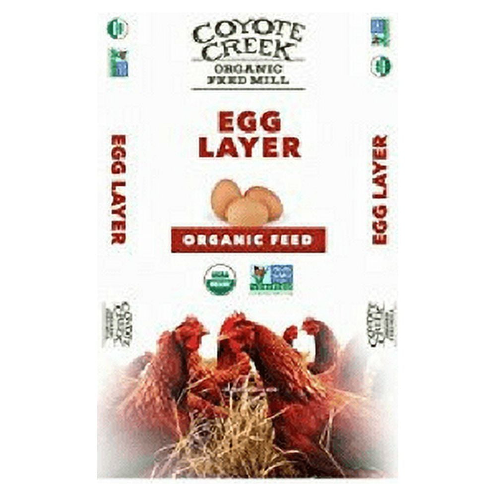 COYOTE CREEK ORGANIC FEED MILL 285 50LB Egg Layer Crumbles
