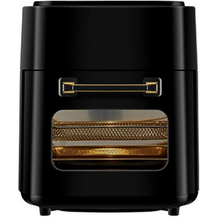 5-in-1 Digital Air Fryer Oven with Rapid Air Circulation, Oil Free LED Screen Nonstick Basket 60-Minute Timer&Temperature15l 1400 W,Black