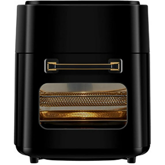 5-in-1 Digital Air Fryer Oven with Rapid Air Circulation, Oil Free LED Screen Nonstick Basket 60-Minute Timer&Temperature15l 1400 W,Black