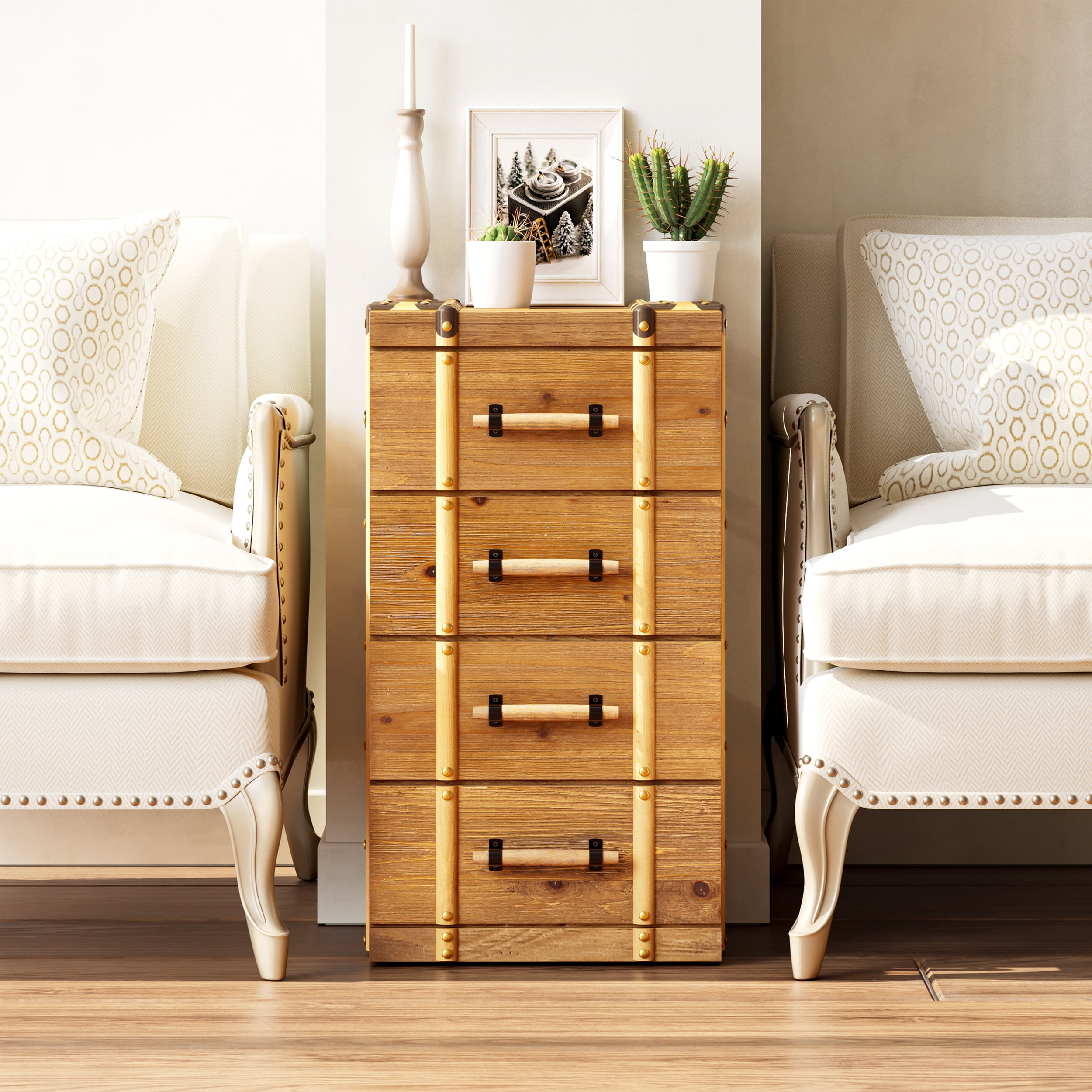 4 drawer 2024 side table