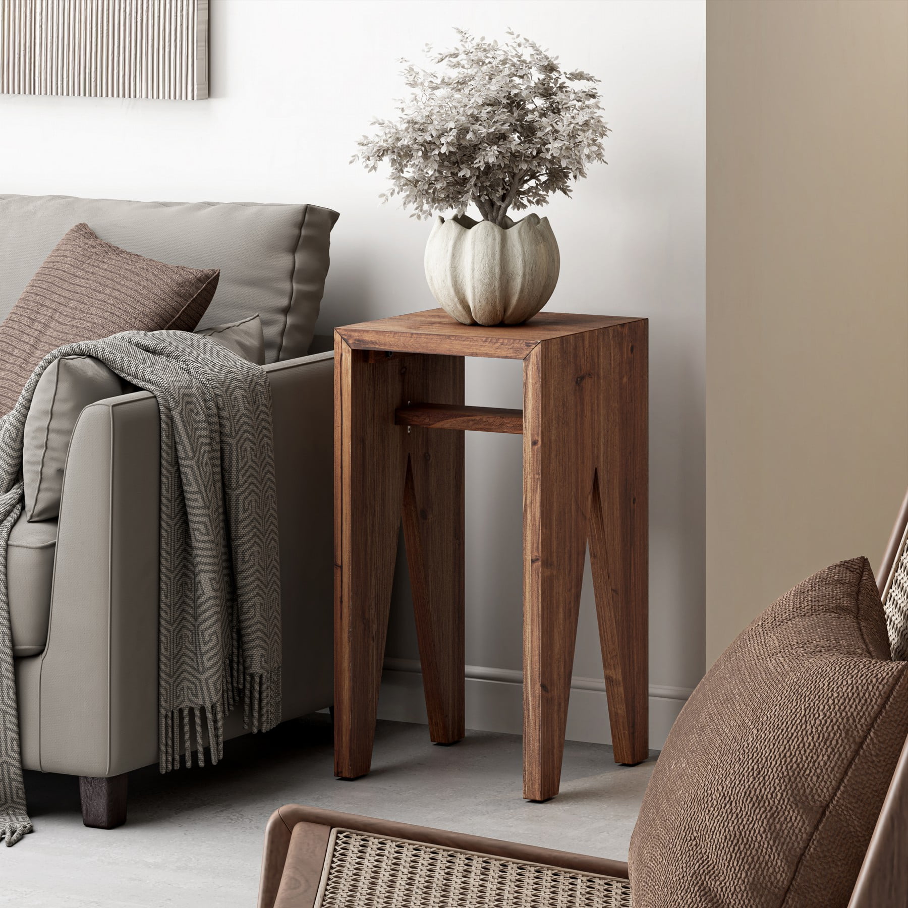 Minimalist accent table discount