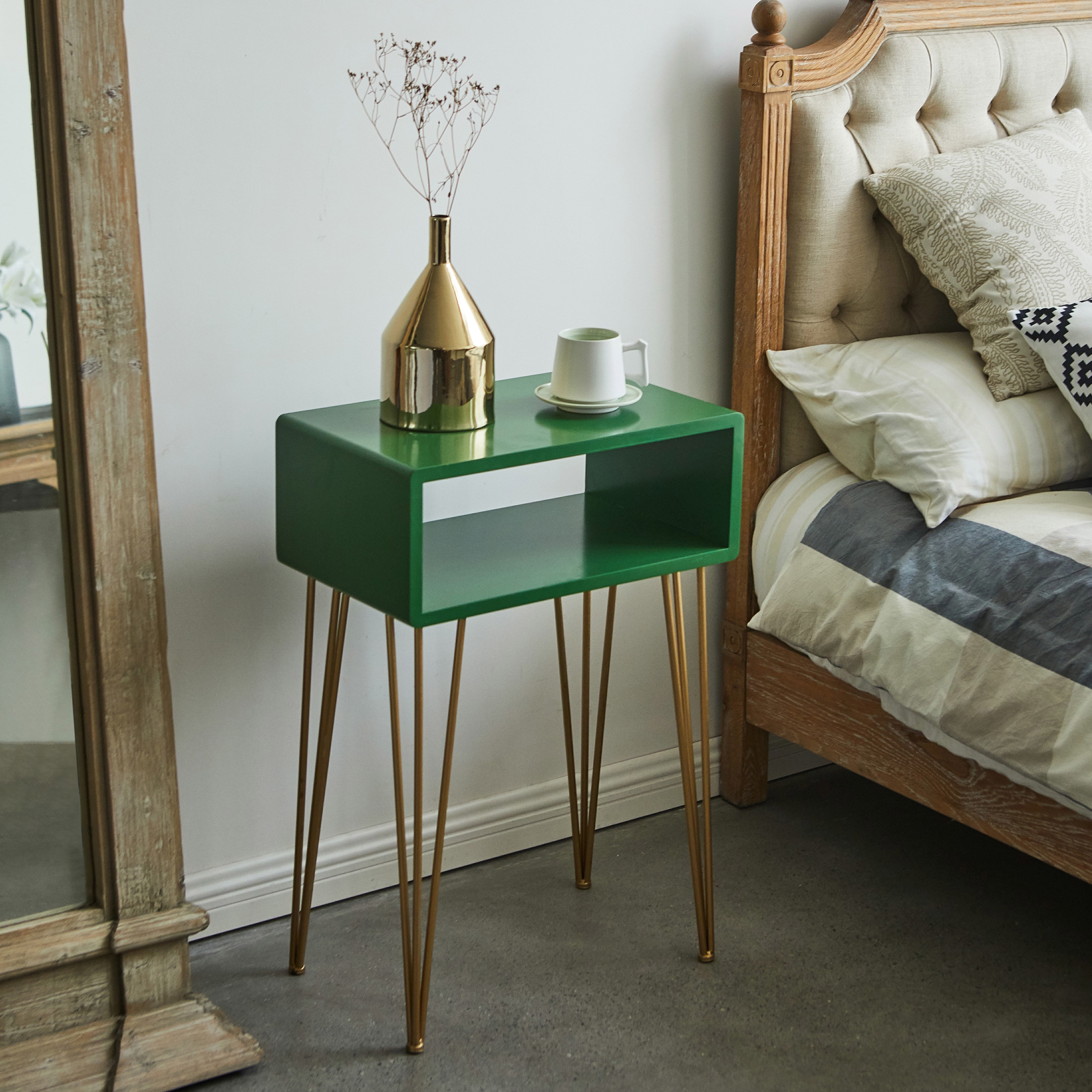 COZAYH Modern Contemporary Nightstand Extreme Minimalism Open
