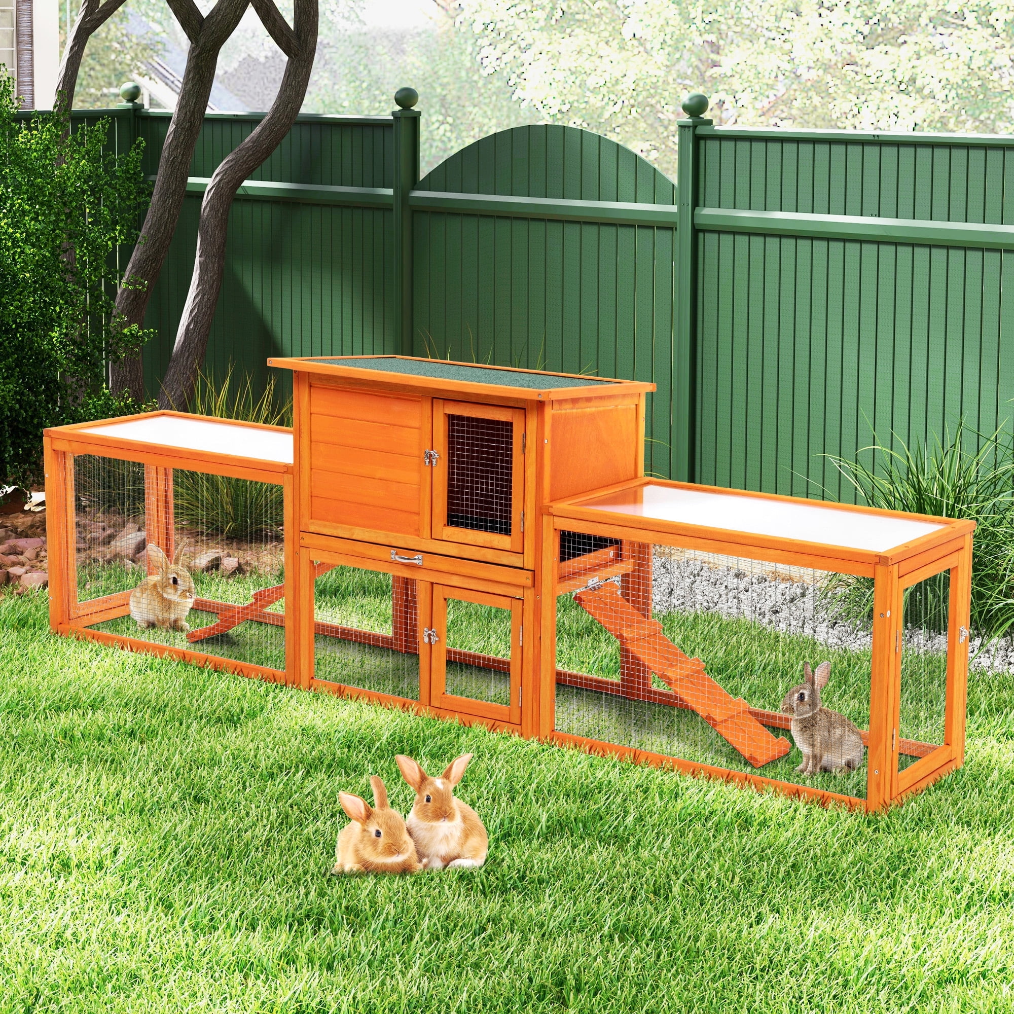 Large outdoor guinea pig hutch hot sale