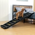 thumbnail image 1 of COZIWOW Heavy Duty Portable Folding Large Medium Dog Ramps for Car, SUV, Truck,Black, 1 of 14