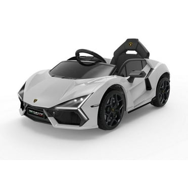 COZONY 12V Ride On Car for Kids with Parent Remote Control, Licensed Lamborghini Electric Car, White