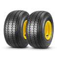 thumbnail image 2 of Set Of 2 Halberd 18x8.50-8 Lawn Mower Tires, 4-Ply Tubeless, Garden Tractor, Herringbone Tread 2 of 6