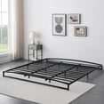 thumbnail image 1 of COZONY 6-Inch King Bed Frame,81.9*77.7",Black,Low Profile Heavy-Duty Metal Bed Frame with Steel Slat Support Mattress Foundation,No Box Spring Required, Easy to Install., 1 of 7