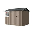 thumbnail image 1 of COZONY 6' x 8' Outdoor Storage Shed - Sturdy Metal Building with Windows & Lockable Doors for Garden, Backyard, Poolside, Lawn, 1 of 10
