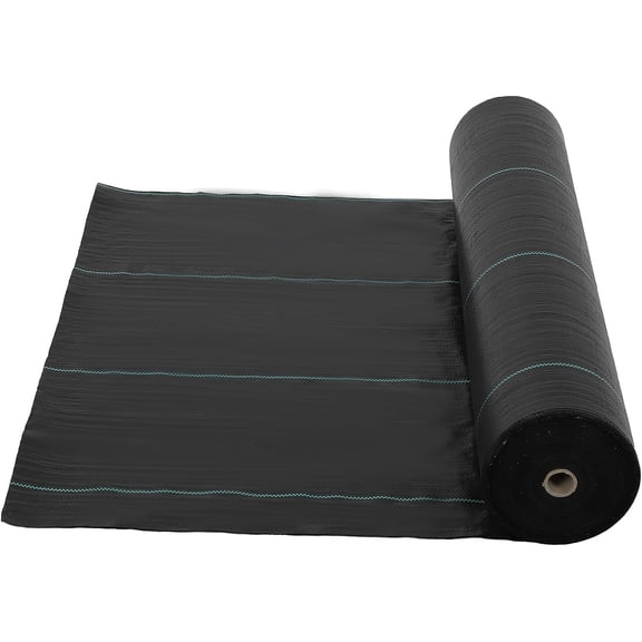COZONY 6ft x 300ft Heavy Duty Weed Barrier Landscape Fabric, Premium 2.4oz Ground Cover for Superior Weed Control