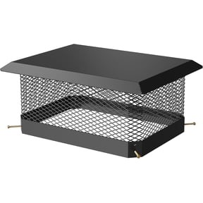 COZONY 9x13" Chimney Cap Cover, Heavy Duty Stainless Steel for Wood Stove & Fireplace, Outdoor Rain & Animal Guard