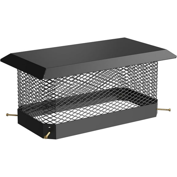 COZONY 9x18" Chimney Cap Cover, Heavy Duty Stainless Steel for Wood Stove & Fireplace, Outdoor Rain & Animal Guard