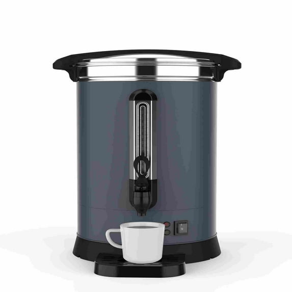 COZONY Commercial Coffee Urn, Stainless Steel Electric Coffee Maker, Double-Wall Insulated Hot Beverage Dispenser