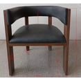 thumbnail image 1 of COZONY Dining Chair Set of 2, Modern Wood Frame PU Leather Chairs with Curved Backrest for Kitchen and Dining Room,Beige PU+Original wood color, 1 of 5