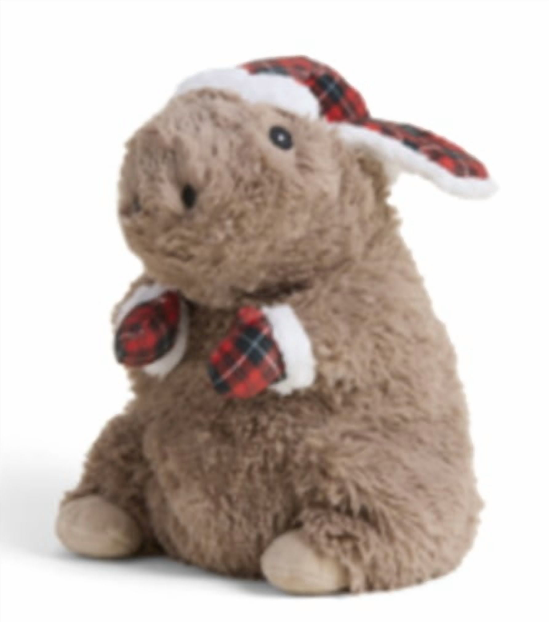warmies Microwavable & Weighted Stuffed Animals, Holiday Capybara - Heated Stuffed Animal Plushie for Warmth & Comfort - Christmas Winter Soft Plush Toys for Children