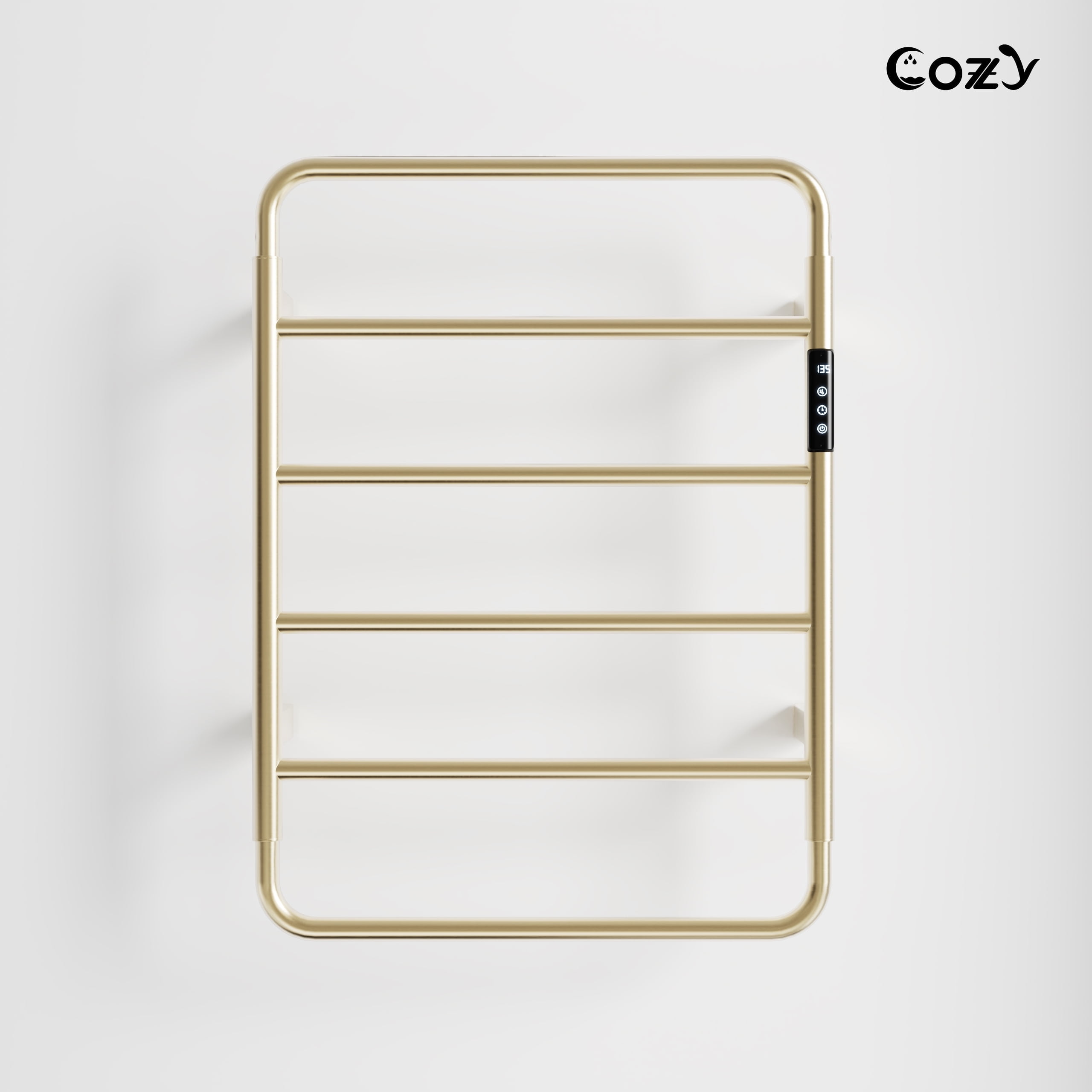 COZY Heated Towel Warmer Rack for Bathroom with Timer & Adjustable Temperature EB01-BG-190330