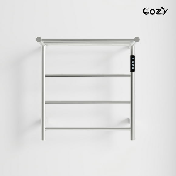 COZY Heated Towel Warmer Rack for Bathroom with Timer & Adjustable Temperature EB02-BR-190922