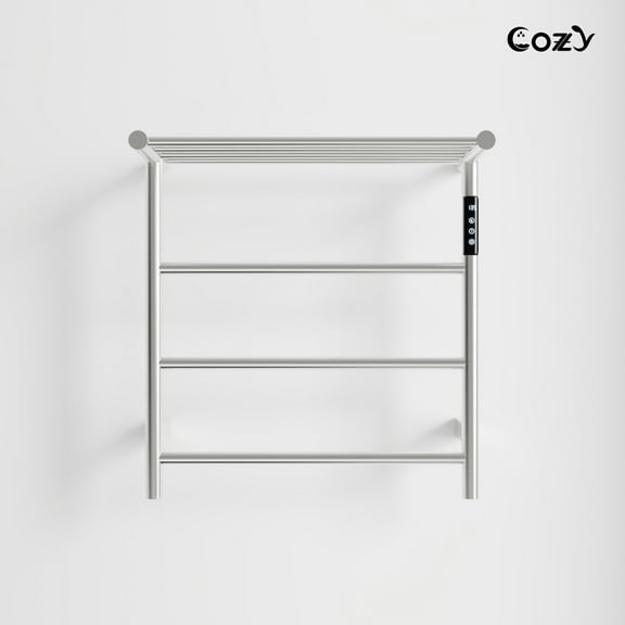 COZY Heated Towel Warmer Rack for Bathroom with Timer & Adjustable Temperature EB02-BR-190922