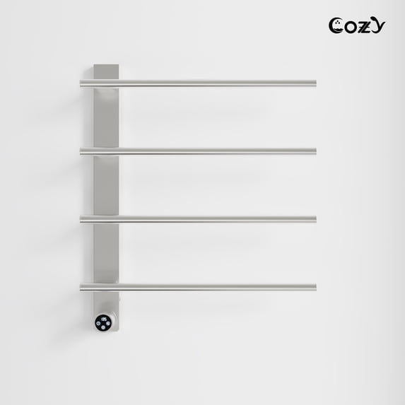 COZY Heated Towel Warmer Rack for Bathroom with Timer & Adjustable Temperature EB04-BR-242003