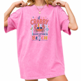 thumbnail image 1 of COZYMY Women's Bright Coastal Crab Graphic Vintage Washed T-Shirt Short Sleeve Loose Fit Summer Tee, 1 of 6