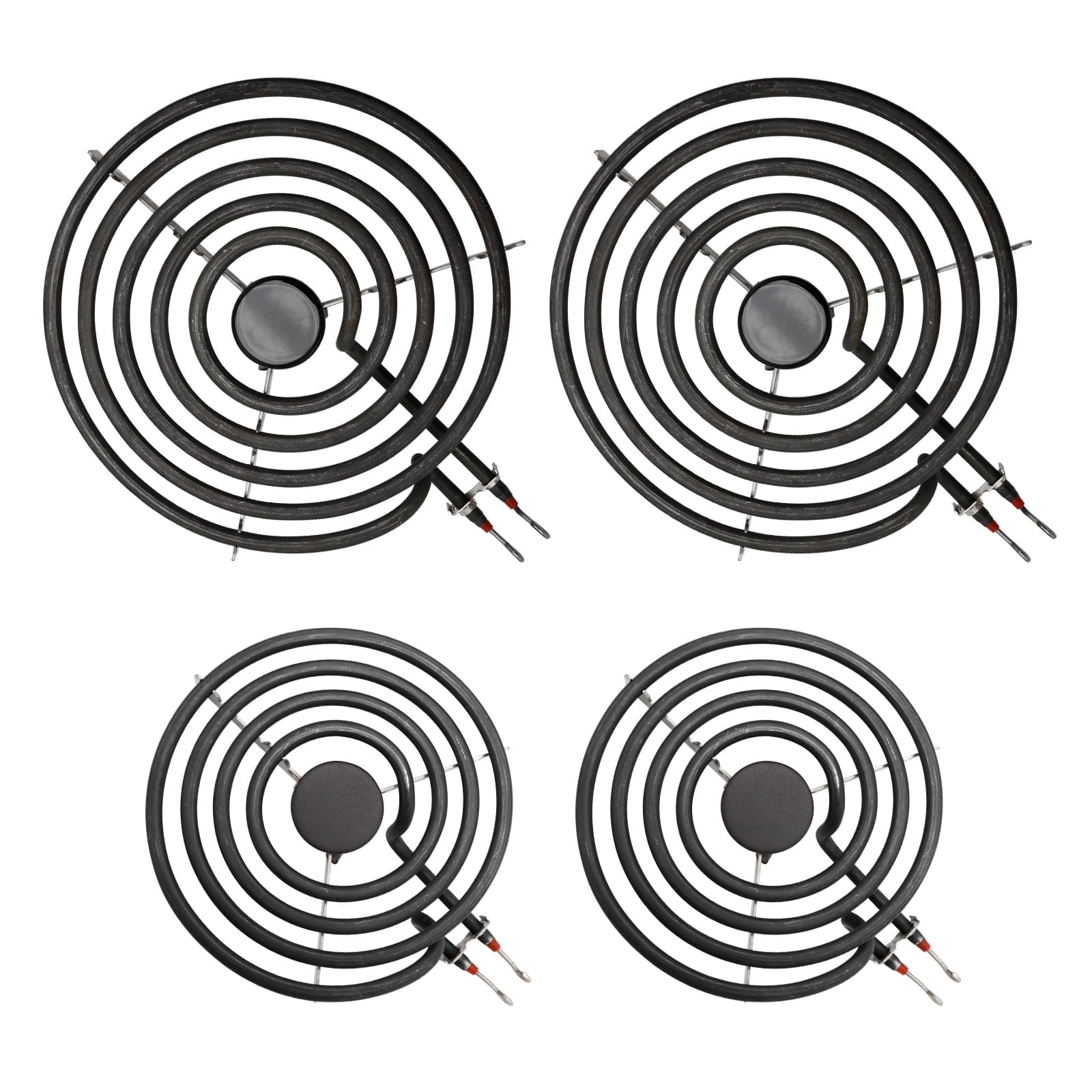 COZZIVITA MP22YA Stove Burner Element Replacement - Compatible with Whirlpool/Kenmore/Frigidaire - Includes 2x MP15YA & 2x MP21YA