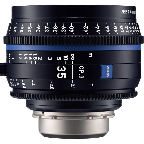 Zeiss 35mm T2.1 CP.3 Compact Prime Cine Lens (Feet)- Compatible with Canon EF Mount