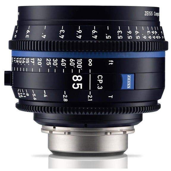Zeiss CP.3 85mm T2.1 Compact Prime Cine Lens for Canon EF, Feet