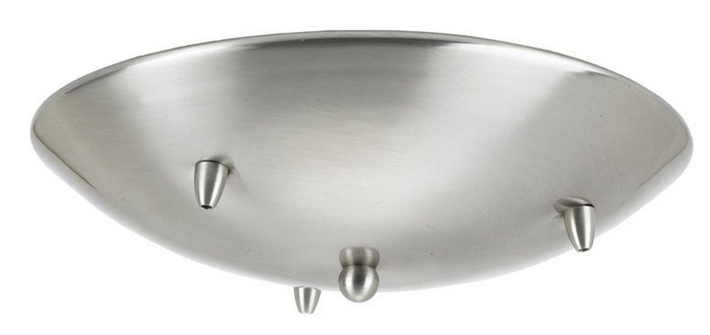 CP-3R-LOW-BS-Cal Lighting-Accessory-3-Port Low-Voltage Round Canopy-11 Inches Wide - image 1 of 2