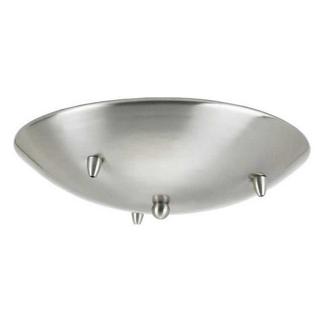 CP-3R-LOW-BS-Cal Lighting-Accessory-3-Port Low-Voltage Round Canopy-11 Inches Wide