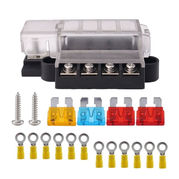 CP-4424 4 Way Fuse Box Fuse 1 in 4 Out Insulation Flame Retardant