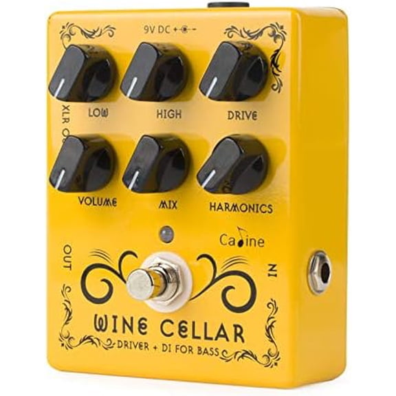 CP-60 Wine Cellar Bass Driver Guitar Effects Pedal True Bypass$$Music