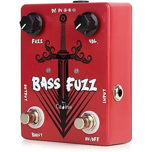CP-82 Bass FUZZ Pedal with Boost Effect True Bypass 9V Bass Pedal$$Music