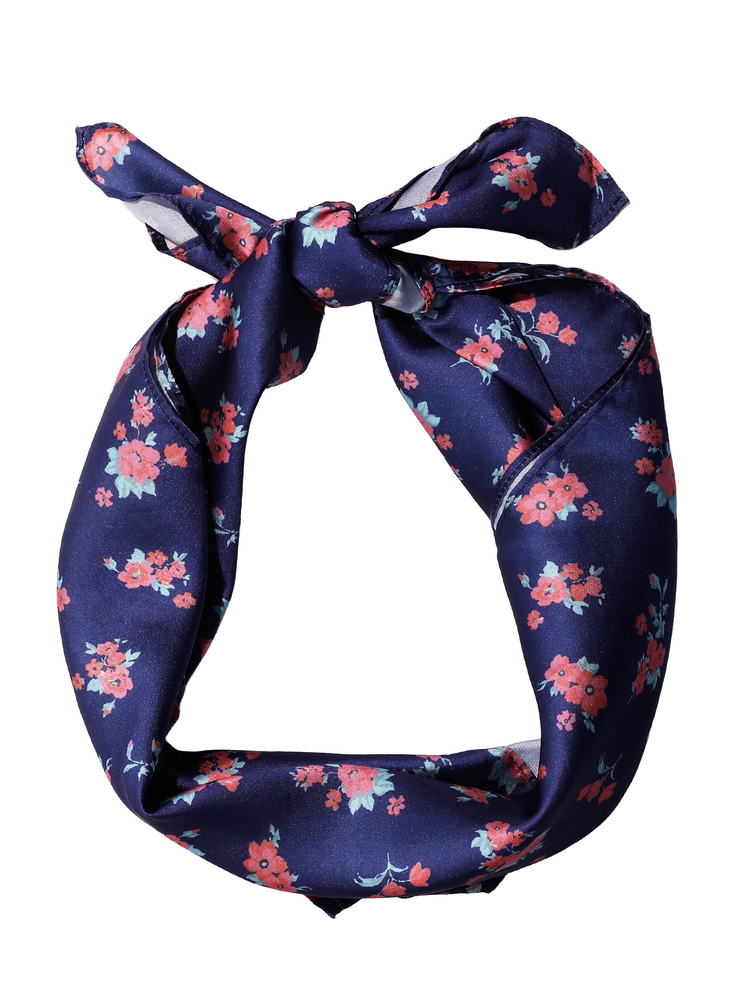 Celebrity Pink Women's Blue Flower Fashion Hair Scarf