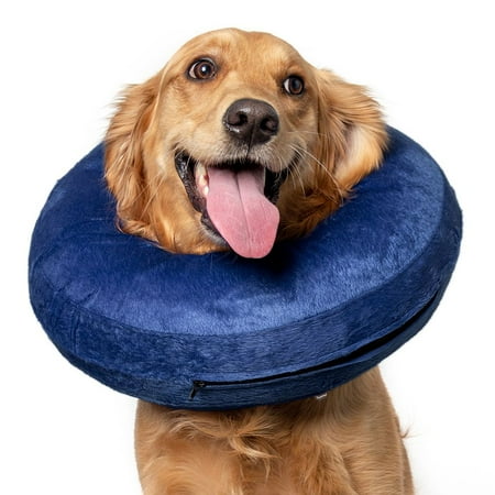 Calm Paws Basics Inflatable Adjustable Collar for Dogs, Medium