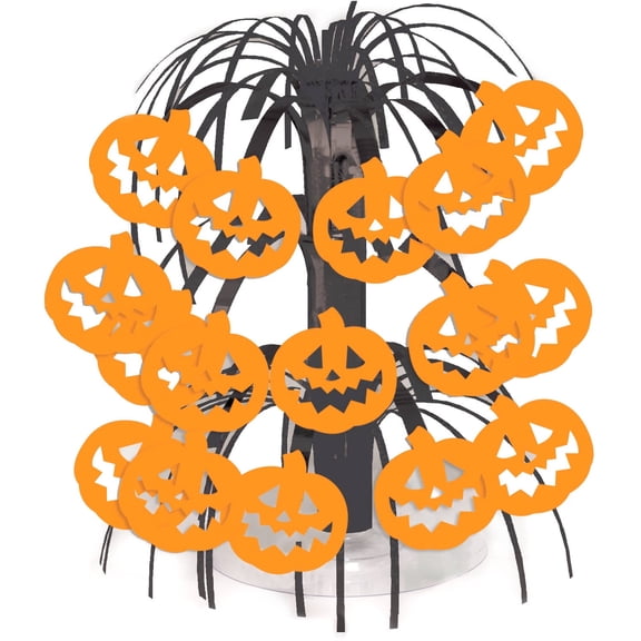 Pumpkin Mini Cascade Centerpiece Party Halloween 8.5"