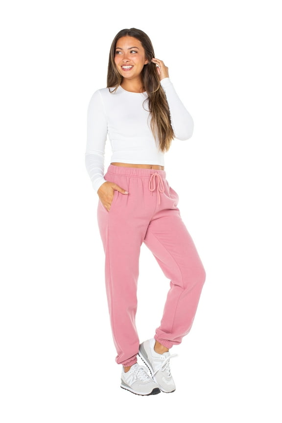 Women's and Women's Plus Fleece Jogger Sweatpants, Sizes XS-4X