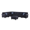 thumbnail image 1 of Devion Furniture Bouke Artificial Leather Modular Sofa Sectional With Ottoman, 1 of 5