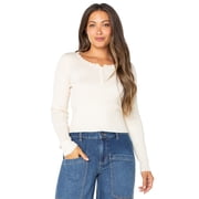 Celebrity Pink LS HENLEY TOP
