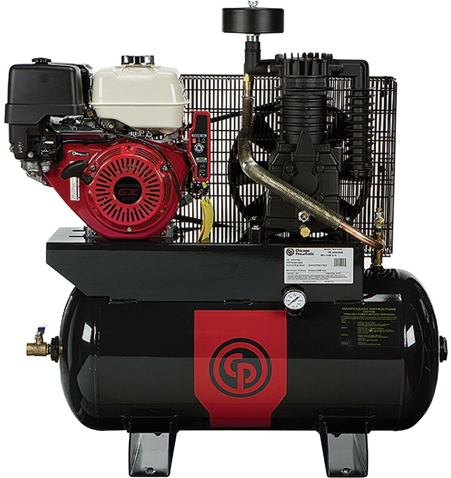 CP RCP-1130G 11Hp Honda Gas 30 Gallon 2 Stage 18.5CFM Truck Mount Air Compressor