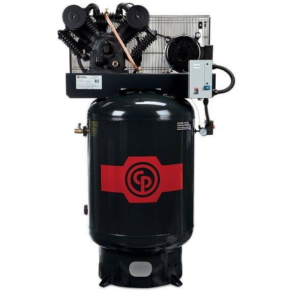 CP RCP-C10123V4 10Hp 120 Gal Vertical 2Stage 460V 3PH Compressor 35CFM at 100PSI