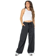 Celebrity Pink Women's and Women's Plus Wide Leg Parachute Pants, Sizes XS-3X