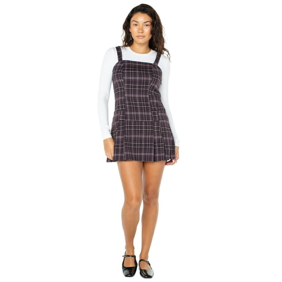 Celebrity Pink Women's Plaid Sleeveless Pleated Skater Mini Dress, Sizes XS-XXXL