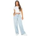 thumbnail image 1 of Celebrity Pink Wide Leg Trouser Pocket Jean, 1 of 5