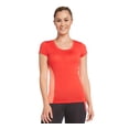 thumbnail image 1 of CP Women's Performance Running Capris Pants Leggings-Capris (Sleeved Top-coral, Medium), 1 of 3