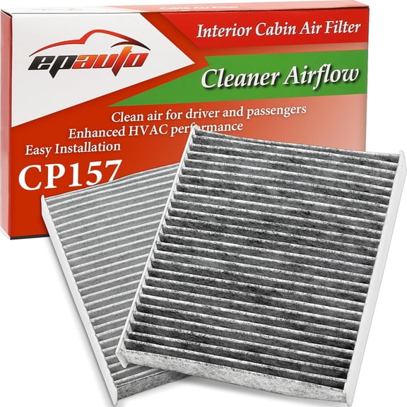 CP157 (CF12157) Replacement made for Toyota/Mazda/Subaru Cabin Air Filter includes Activated Carbon - 2 Packs