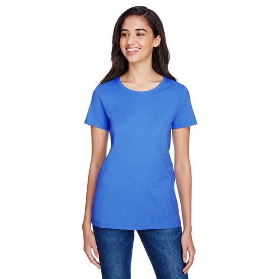 CP20 Hanes Champion Ladies' Ringspun Cotton T-Shirt Blue Bell Breeze S