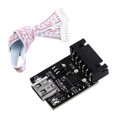 thumbnail image 1 of Microcontroller Development Module with USB Cable Link for Firmware Loading, Board Testing, Project Diagnostics, Repair Work, and Class Use, 1 of 10